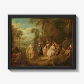 after Jean-Baptiste Joseph Pater - Fête Champêtre - Poster